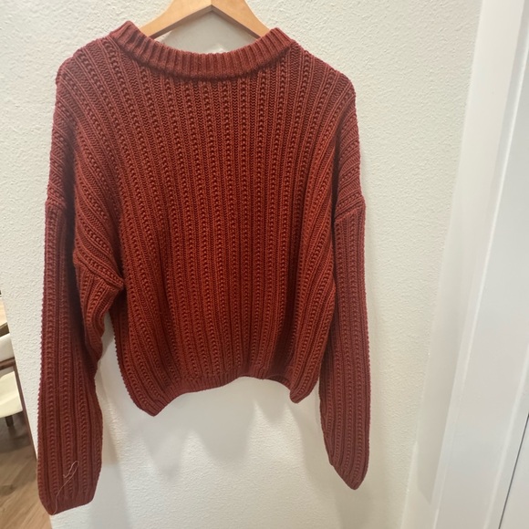 Universal Thread Sweaters - Universal Thread Rust Knit Sweater